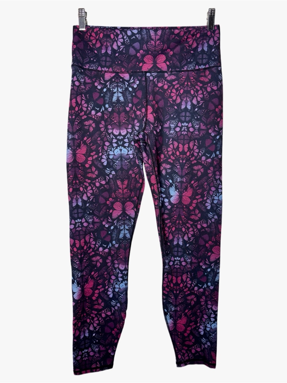 Fabletics Define PowerHold High-Waisted 7/8 Legging Mariposa Ombre Size Large
